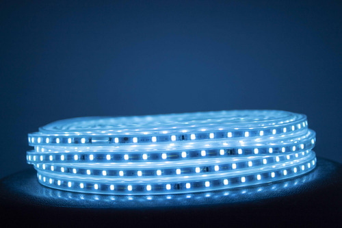 Manguera Led Azul Cielo Rollo 25 Metros Exteriores 110v