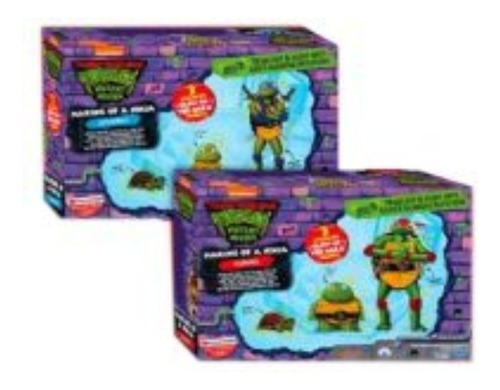 Tortugas Ninja Pack Tres Figuras Caffaro 3580