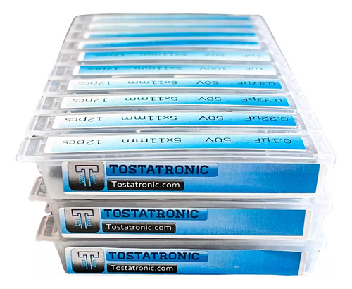 Kit Capacitores Electrolíticos De 0.1f-2200f Con Organizad