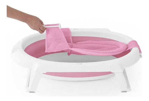 Banheira Smile Pink Com Suporte Safety 1st.