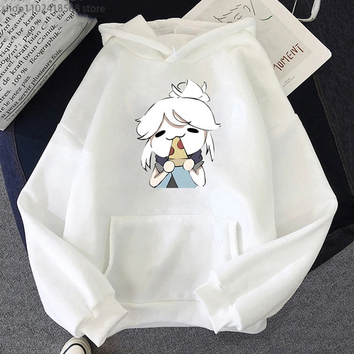 Sudadera Con Capucha Anime Valorant Jett Eat Pizza Divertida