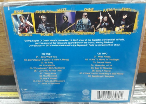 Eagles Of Death Metal -i Love You All The Time: Live At The