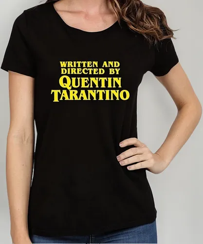 Remera Dama Quentin Tarantino Directed By 100% Algodon