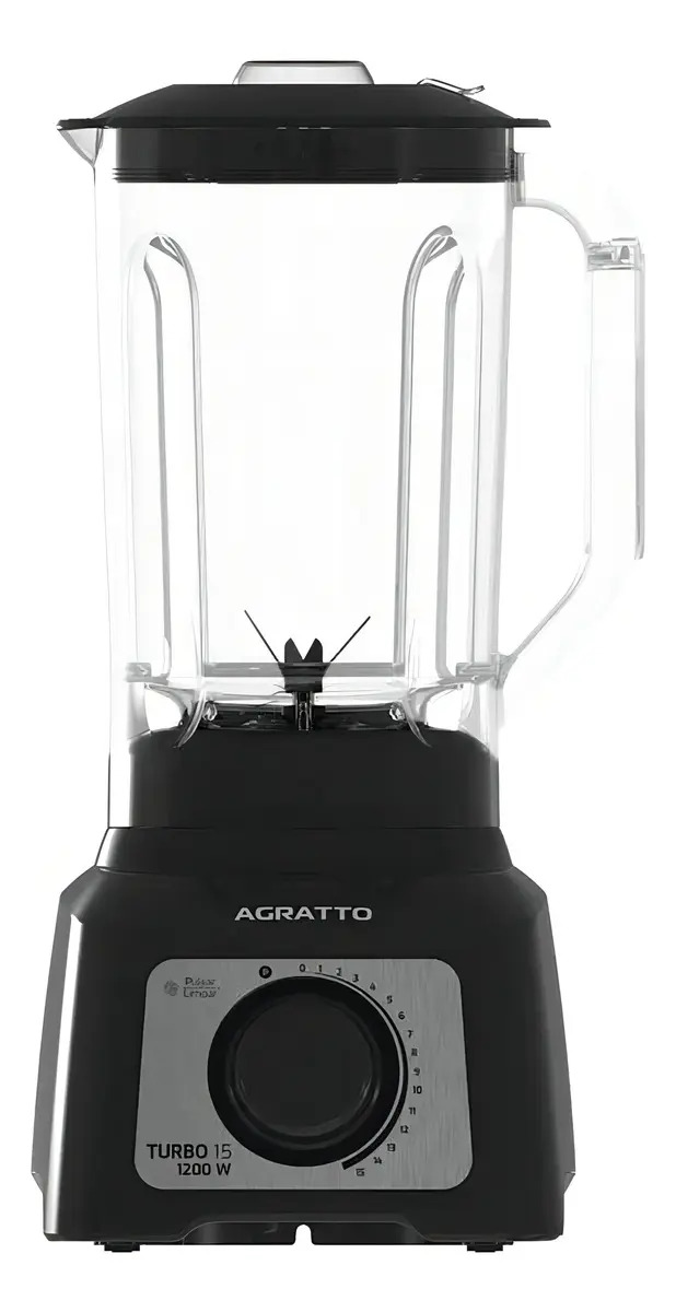 Liquidificador Turbo 220v 1200w 3,2l 15 Velocidades Agratto