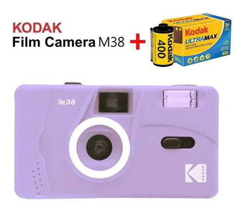 Película Púrpura Para Cámara Kodak M38 135 Con Película Ultr