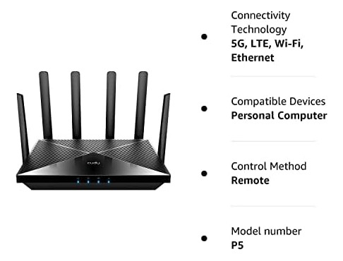 Cudy 2023 Nuevo Enrutador 5g Nr Sa Nsa Ax3000 Wifi 6 Cpe, En