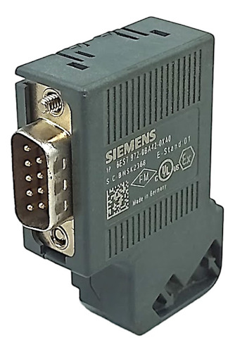 Plug Conector Profibus Siemens 6es7972-0ba42-0xa0
