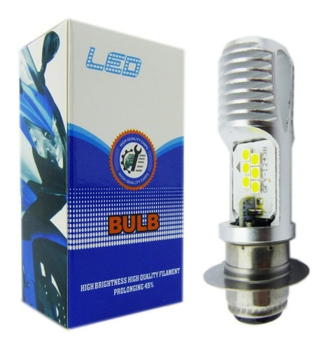 Ampolleta Para Moto H-6, 12 Led, 12/24 Volt. Set X 1 En Caja