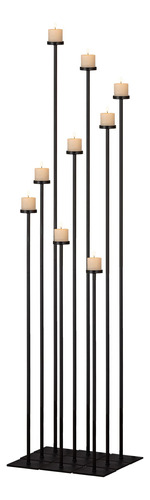 Soporte De Candelabra De Piso De Ylsmile Para Velas De 9 Bra