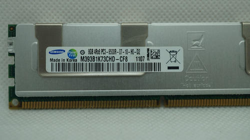 Memoria Ram Servidor 8gb Pc3-8500r 1066 Ecc,m393b1k73chd-cf8