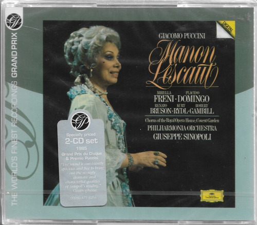 Puccini - Manon Lescaut (2 Cd's Con Libreto)