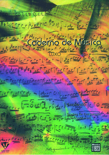Caderno de música - 12 pautas, de Vários autores. Editora Irmãos Vitale Editores Ltda em português, 1991