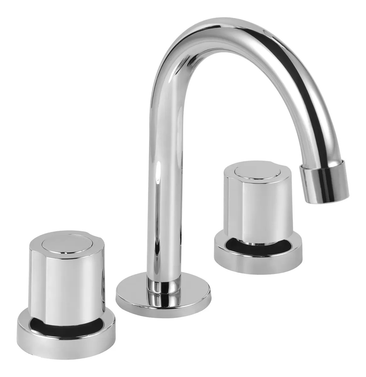 Grifería Para Baño Completo Hydros Lavatorio Cromado - 344111 - De mesa lavamanos Canilla Viva Nova Cromo