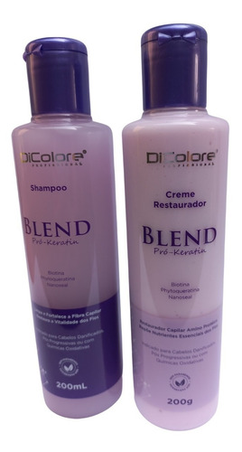  Shampoo E Creme Blend Pró Keratin Restaurador Dicolore