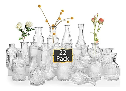 Bud Vases Set De 22, Jarrones Para Centros De Mesa, Jarrón P