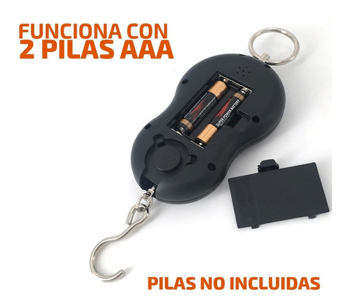 Balanza De Mano Digital 50 Kg Viaje Valija Equipaje Pesca