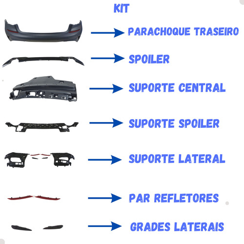 Parachoque Traseiro Bmw G20 320 328 2019 2020 2021 2022