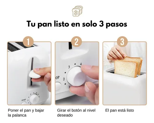 Tostador 6 Niveles Y Bot n De Stop Ms Hometech Ht 515