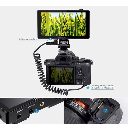 Pantalla Tactil Dslr Camara Monitor 5.5 4k Hdmi