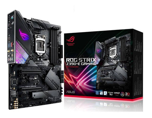 Motherboard Asus S1151 Rog Strix Z390-e Gaming Box Negra