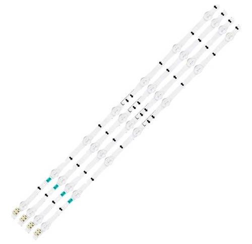 Kit 4 Tiras De 7 Leds Para Tv Samsung Un32j5500 64,7cm 3v