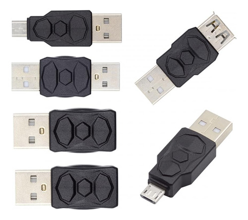 Adaptador 6 Unids Lote Tipo Micro Usb 2.0 Mini 5pin Macho