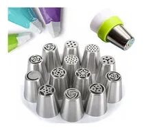 Comprar Set 16 Duyas Rusas Para Decorar Pasteles + Cople