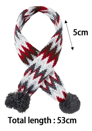 . 2 Bufanda De Navidad Para Perros Y Gatos, Bufanda De Punto