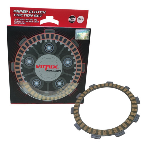 Discos Clutch Pulsar 180 Ug / Gt / 220 Marca Vitrix Papel