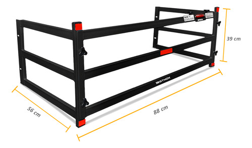 Extensor Caçamba Saveiro 2010 A 2023 Divisor De Cargas Ed