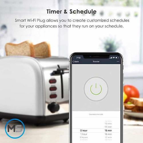 Toma Corriente Wifi Enchufe Inteligente / Alexa Y Home