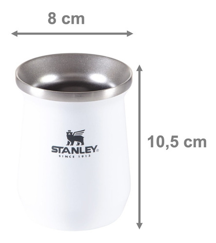 Imagen 4 de 8 de Mate Acero Inoxidable Termico Doble Aislamiento 236m Stanley