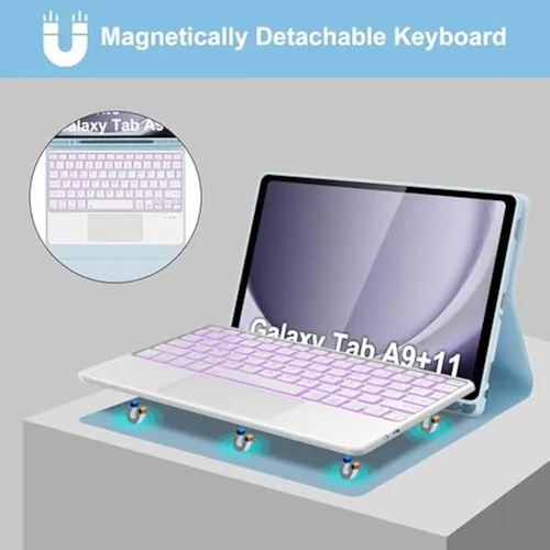Funda De Teclado Para Samsung Galaxy Tab A9 Plus