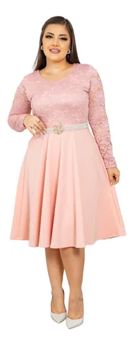 Vestido rosa cha mercado livre 2025