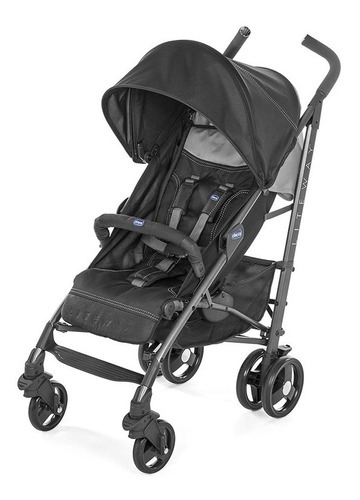 Silla de paseo Liteway 3, negro azabache, color chicco, color negro azabache, chasis, color gris