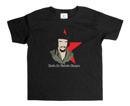 Remera Negra Che Guevara Art#28