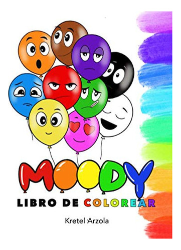 Libro : Moody Libro De Colorear Para Niños | Edades 1 - 5 
