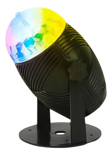 Cañon De Luces Led Rgb Foco Giratorio Multicolor 3w