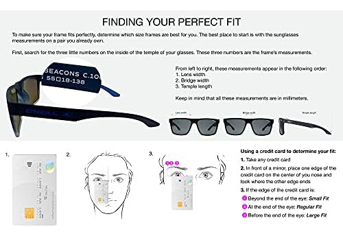 Oneill Tow 2.0 Gafas De Sol Polarizadas, Cristal Transparent