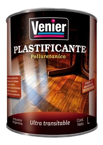 Plastificante Poliuretánico Pisos Madera Venier | 4lt 