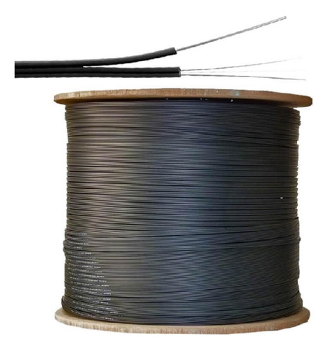 Cabo De Fibra Óptica Drop Premium 1fo 1km 1,2mm