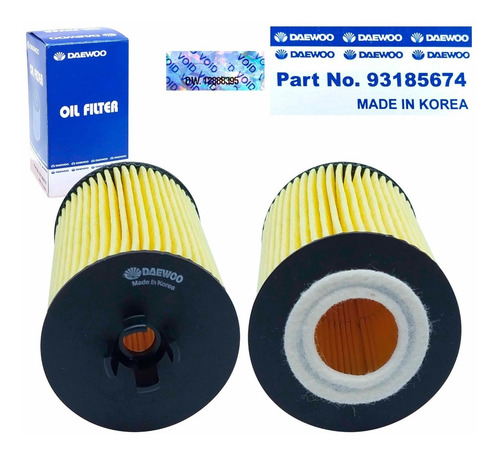 Imagen 3 de 9 de Filtro Aceite Cruze Daewoo