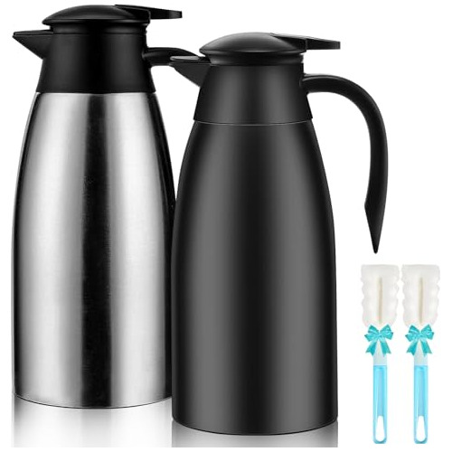 2 Pcs 68oz Cafetera Termal Carafe Para Mantener Nj5pi