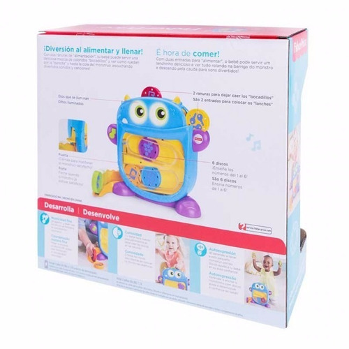 Fisher Price Monstruo Laberinto Divertido Y Come Discos