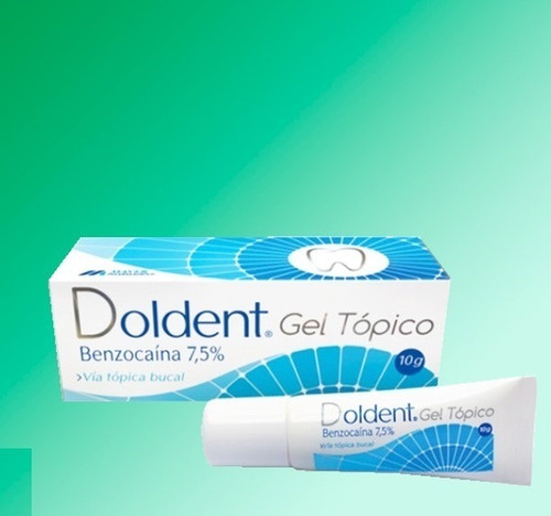 Set 2 Gel Tópico Anestésico Doldent Maver 2 Pomos De 10g  