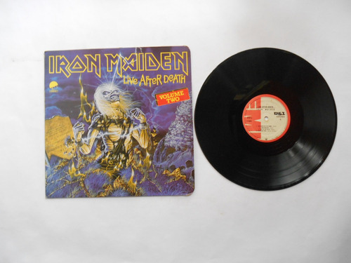 Iron Maiden Live After Death Lp Vinilo Vol Two Colombia 1985