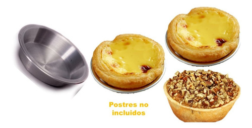 Moldes Mini Tarta Pay 16cm Pack 2 Pzs Aluminio Resistente #7