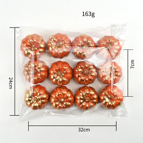 12x Calabaza De Simulación Mini Calabazas Artificiales Para