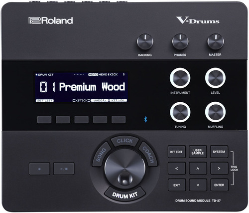 Imagen 4 de 5 de Bateria Electronica-acustica Roland Vad503 Con Modulo Td-27