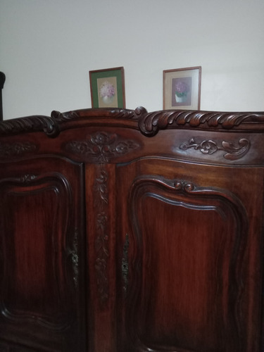Bargueño Provenzal Antiguo Lustrado - Ebanista Semibrillo Marrón (Usado)